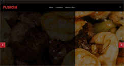 Desktop Screenshot of fusionsteakhouse.com