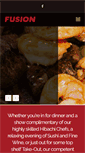Mobile Screenshot of fusionsteakhouse.com